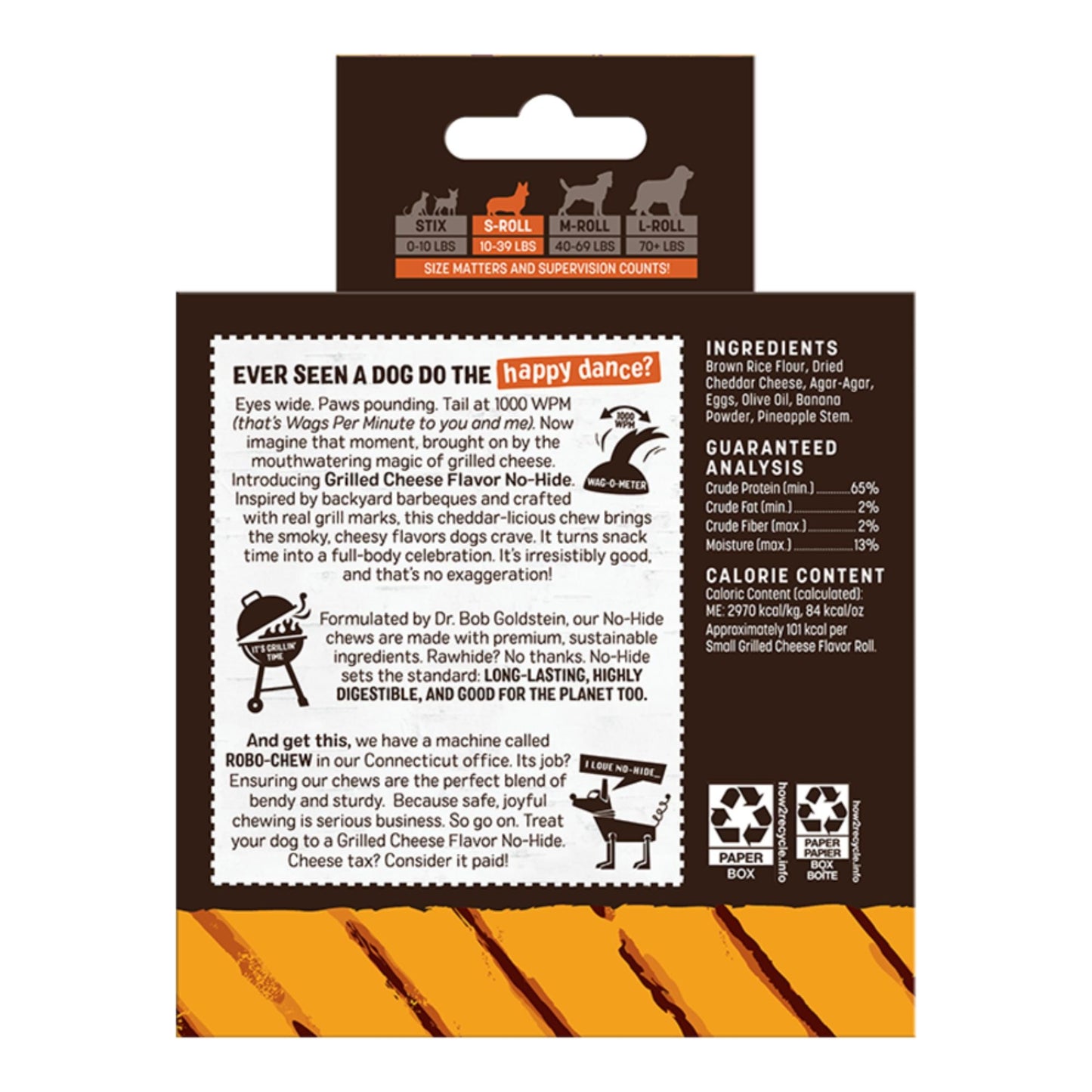 Earth Animal Dog No - Hide From The Grill Grilled Cheese Rolls Small Value Pack - 6 Pack