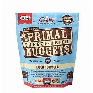 Primal Pet Foods Freeze Dried Cat Food 5.5oz.-Duck