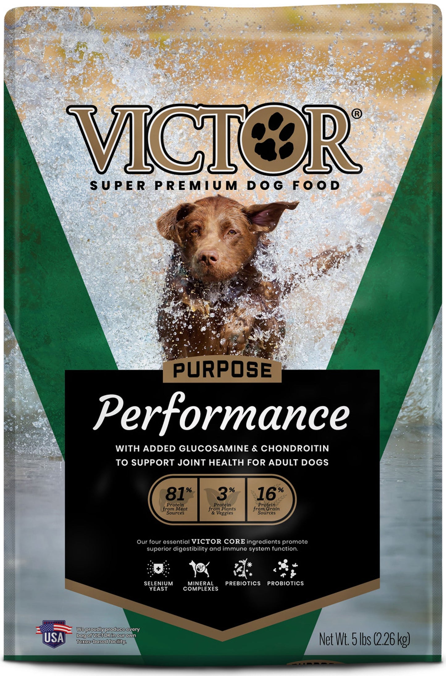 Victor Super Premium Dog Food Purpose Performance Dry Dog Food Beef 5lb