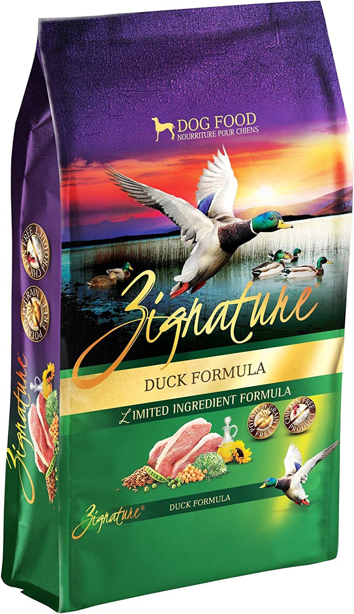 Zignature Dog 4Lb. Duck