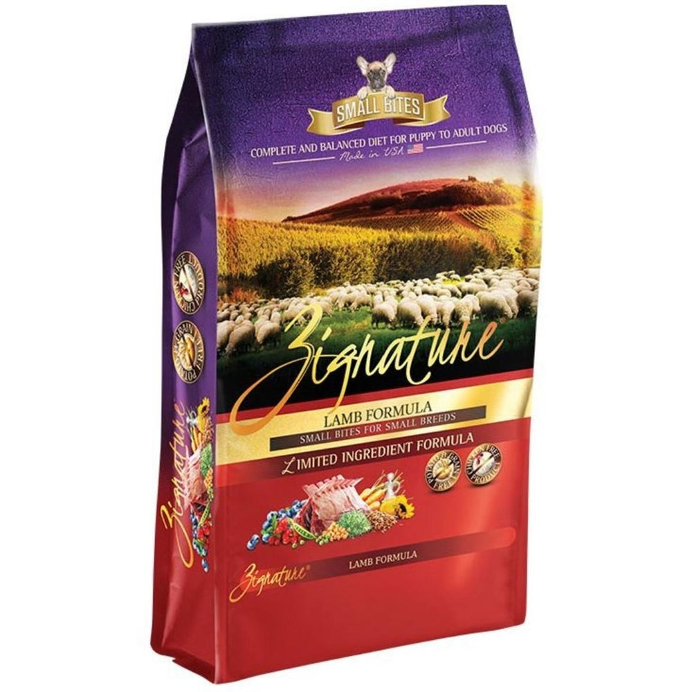 Zignature Dog 4Lb. Small Bite Lamb
