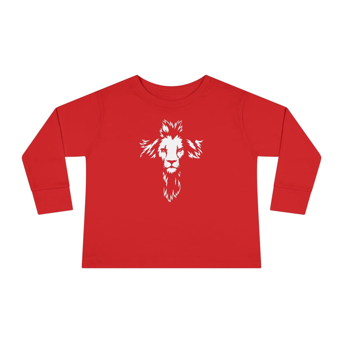 Lion Cross Toddler Long Sleeve Tee