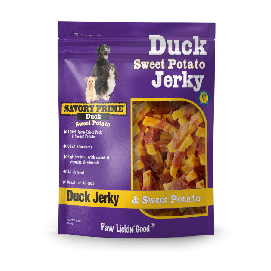 Savory Prime Natural Jerky Treats Sweet Potato & Duck, 1ea/8 oz