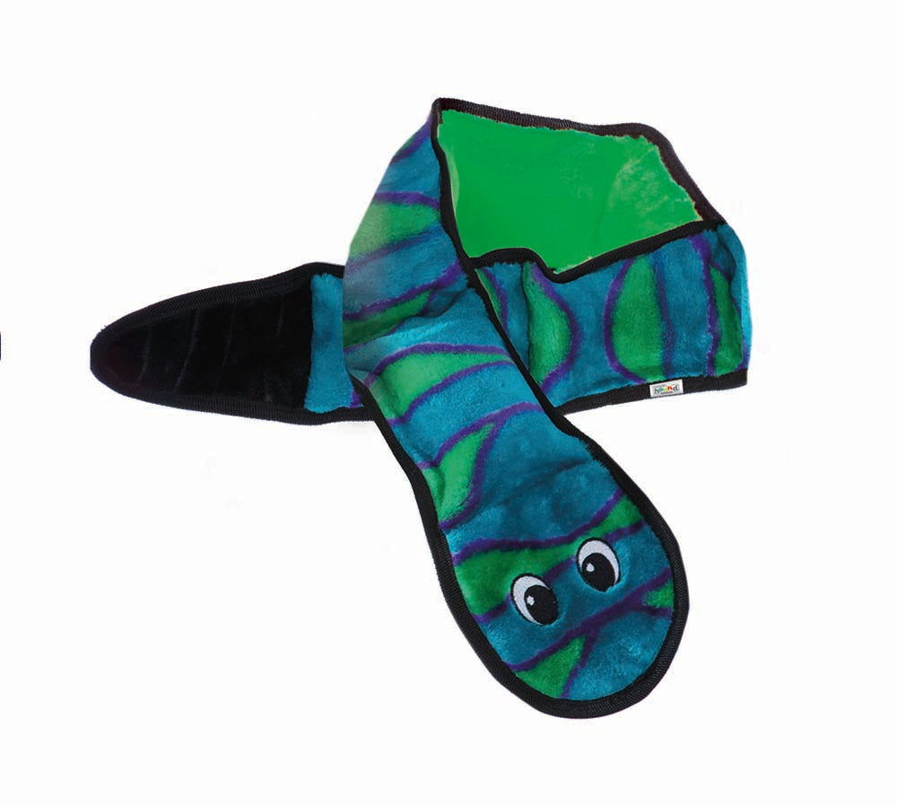 Outward Hound Invincibles Dog Toy Snake 6 Squeakers Extra Large