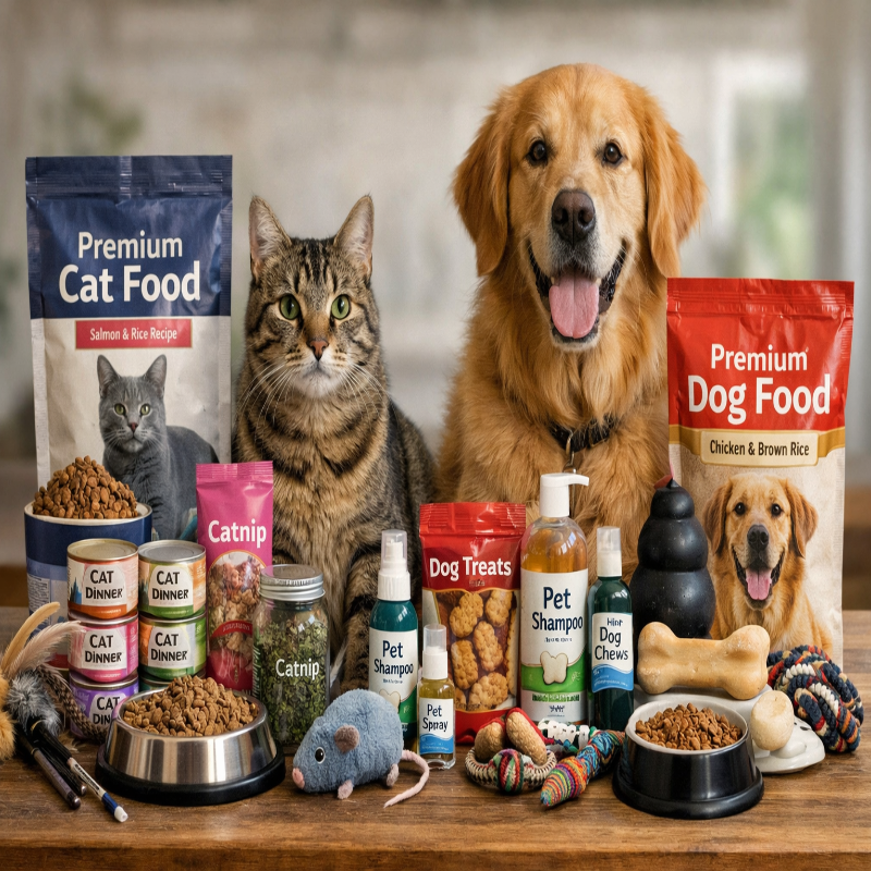 Dog Cat and Bird Food