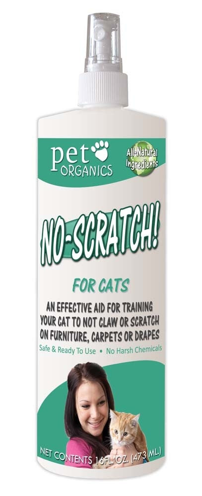 Pet Organics No Scratch Spray for Cats 16 fl. oz
