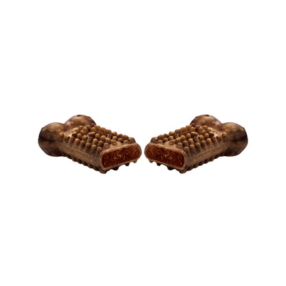 Nylabone Nubz Meaty Center Natural Long Lasting Edible Dog Chews Beef 1ea/SMall - Up To 30 lb