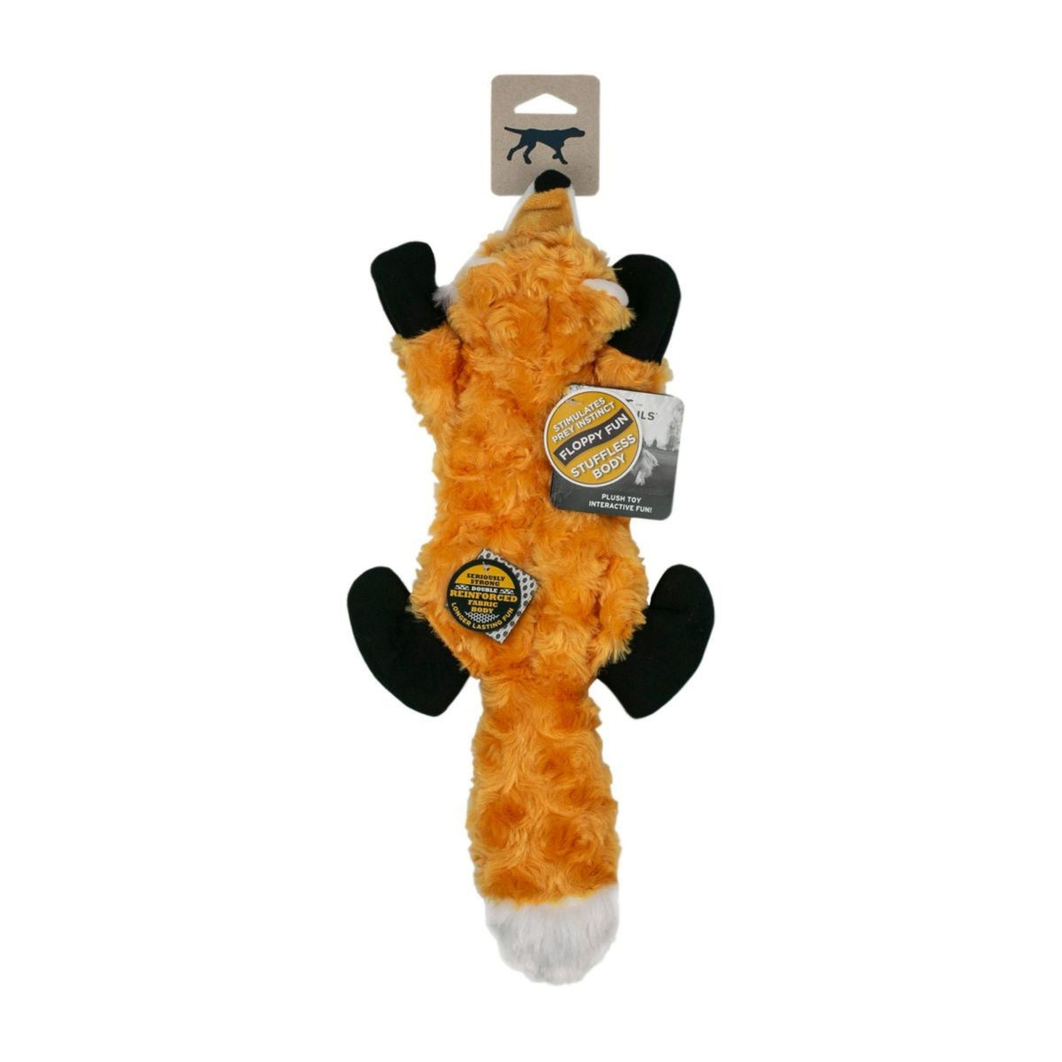 Tall Tails Dog Plush Stuffless Fox 16 Inches
