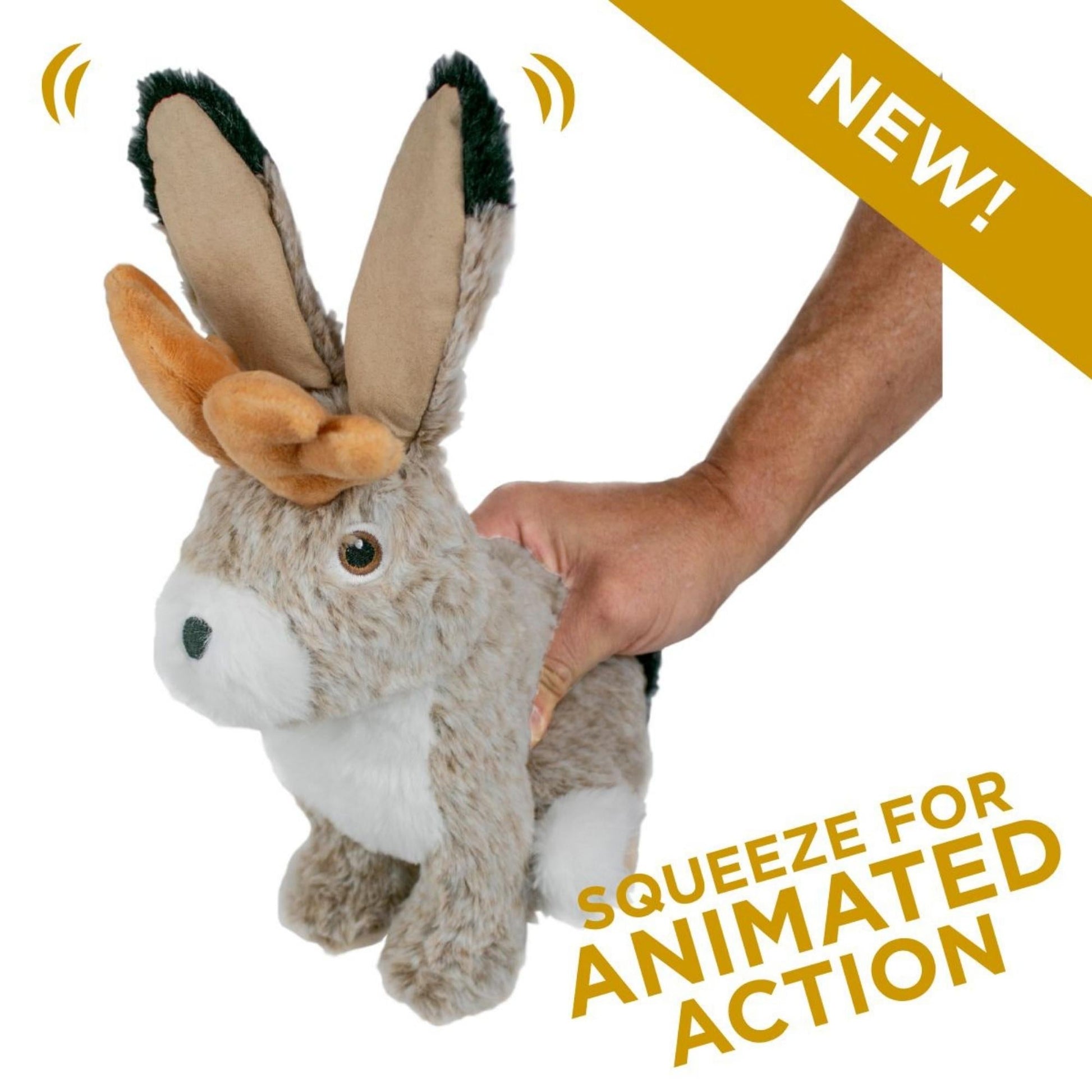 Tall Tails Dog Plush Jackalope Twitchy 9 Inch Default Title