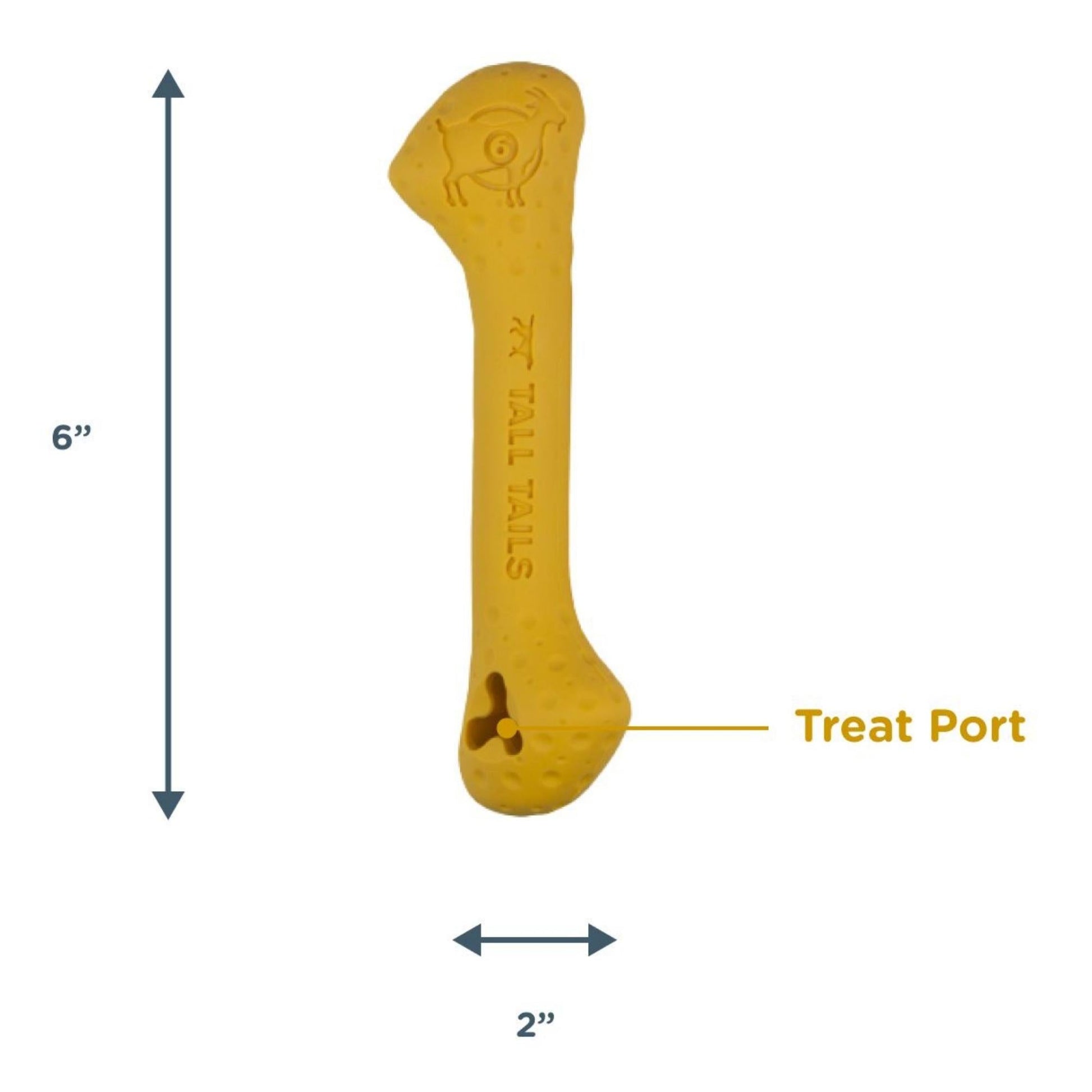 Tall Tails Dog Goat Bone Yellow 6 Inch Default Title