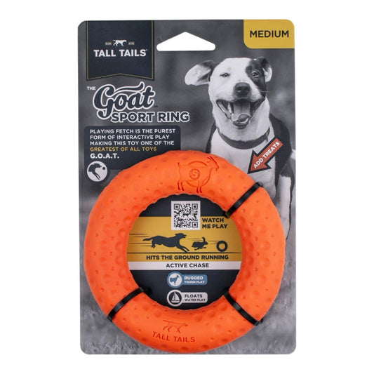 Tall Tails Dog Goat Ring Orange 5 Inch Default Title