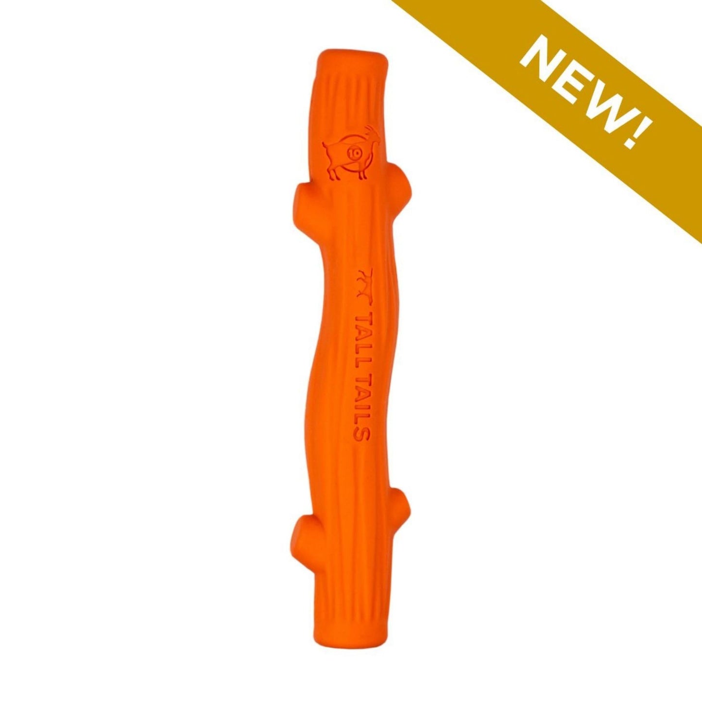 Tall Tails Dog Goat Fetch Stick Orange 10 Inch Default Title