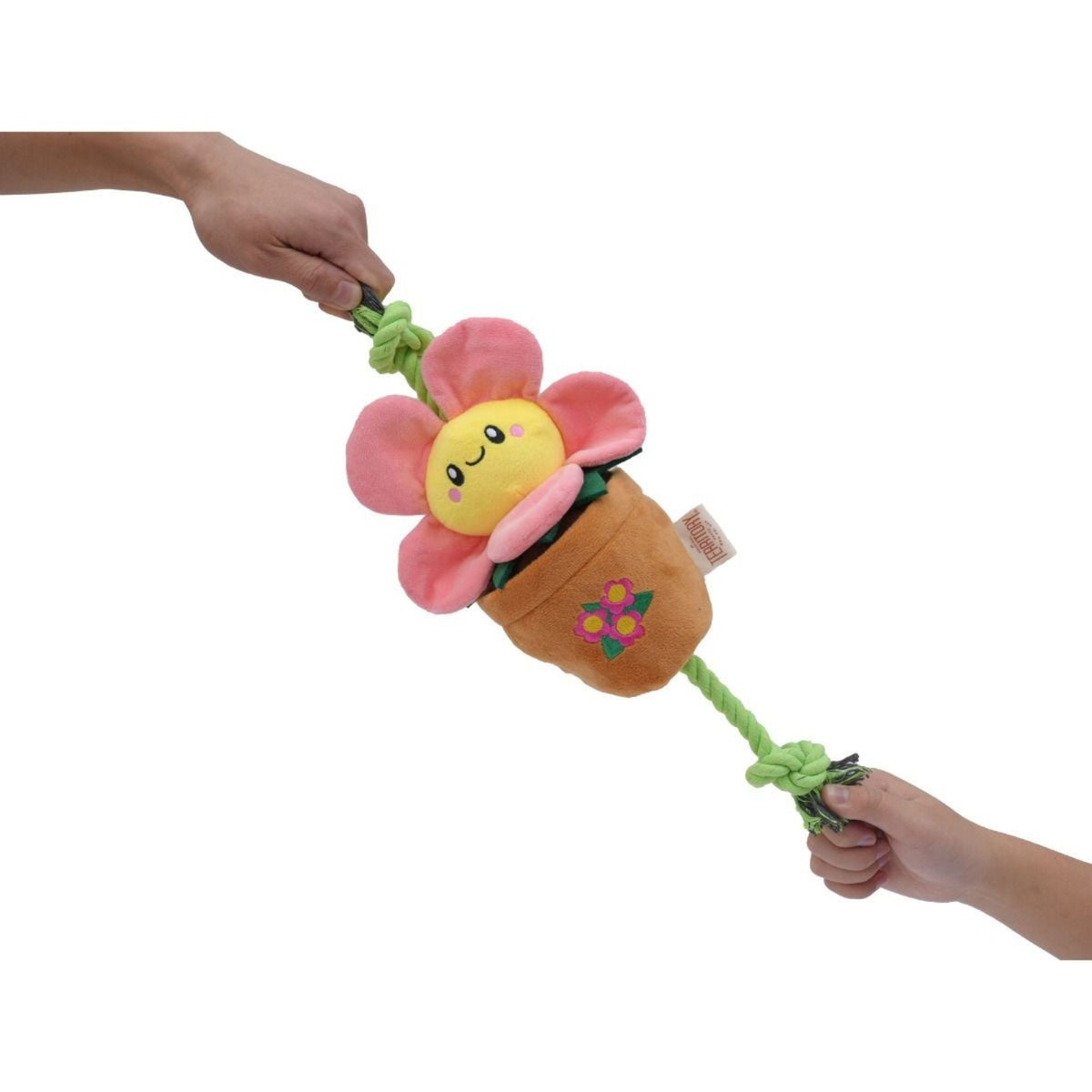 Territory Dog Treat Tug Flower Pink 16 Inches