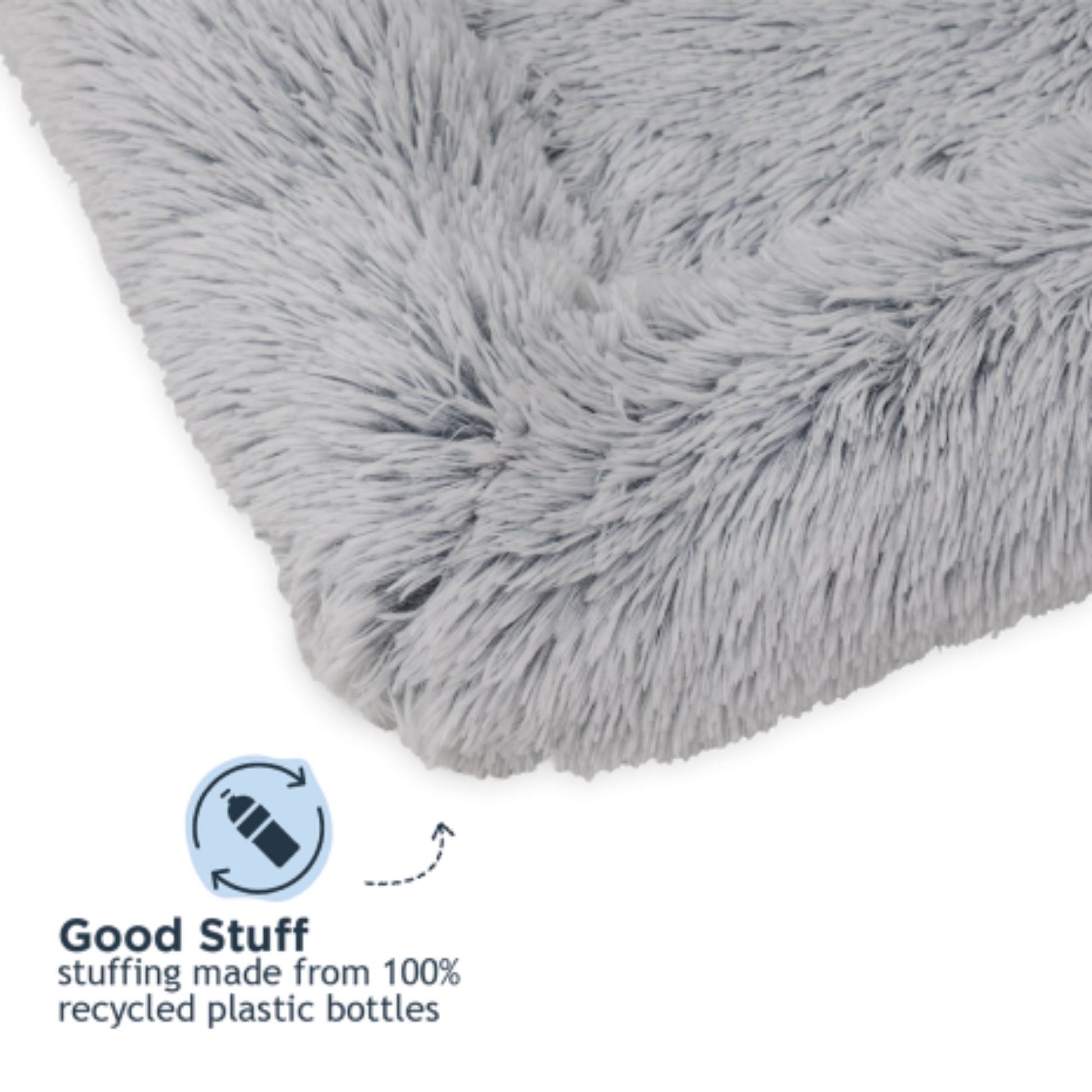 Tall Tails Dog & Cat Grey Cuddle Crate Bed, Small/Medium