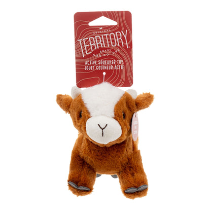 Territory Dog Plush Animated Goat 7.5 Inches