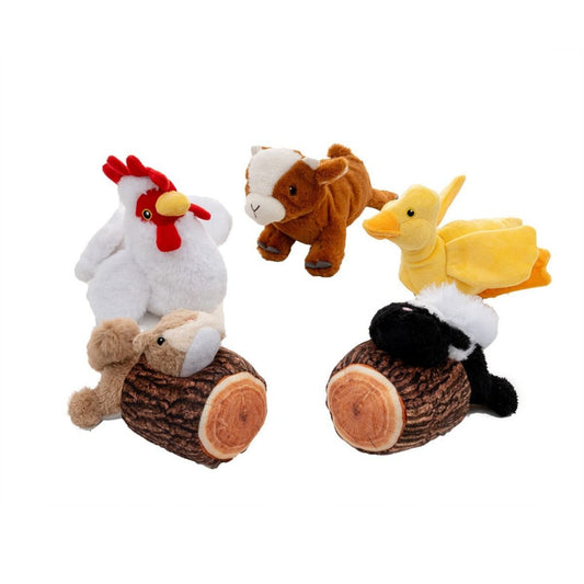 Territory Dog Plush Animated Chicken 7.1 Inches
