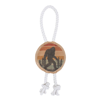 Territory Dog Natural Leather Color Bigfoot Tug Toy 14in.