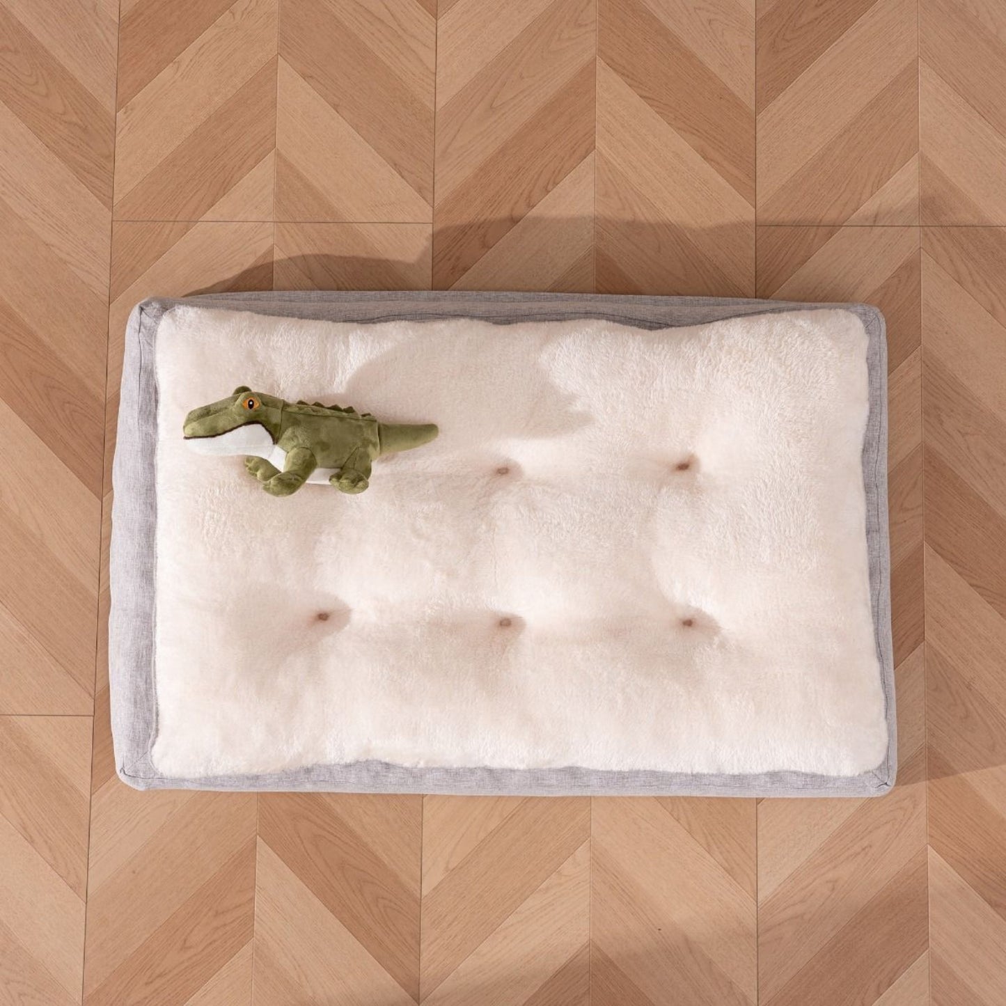 Territory Dog & Cat Khaki Lounger Bed, 30" x 20"