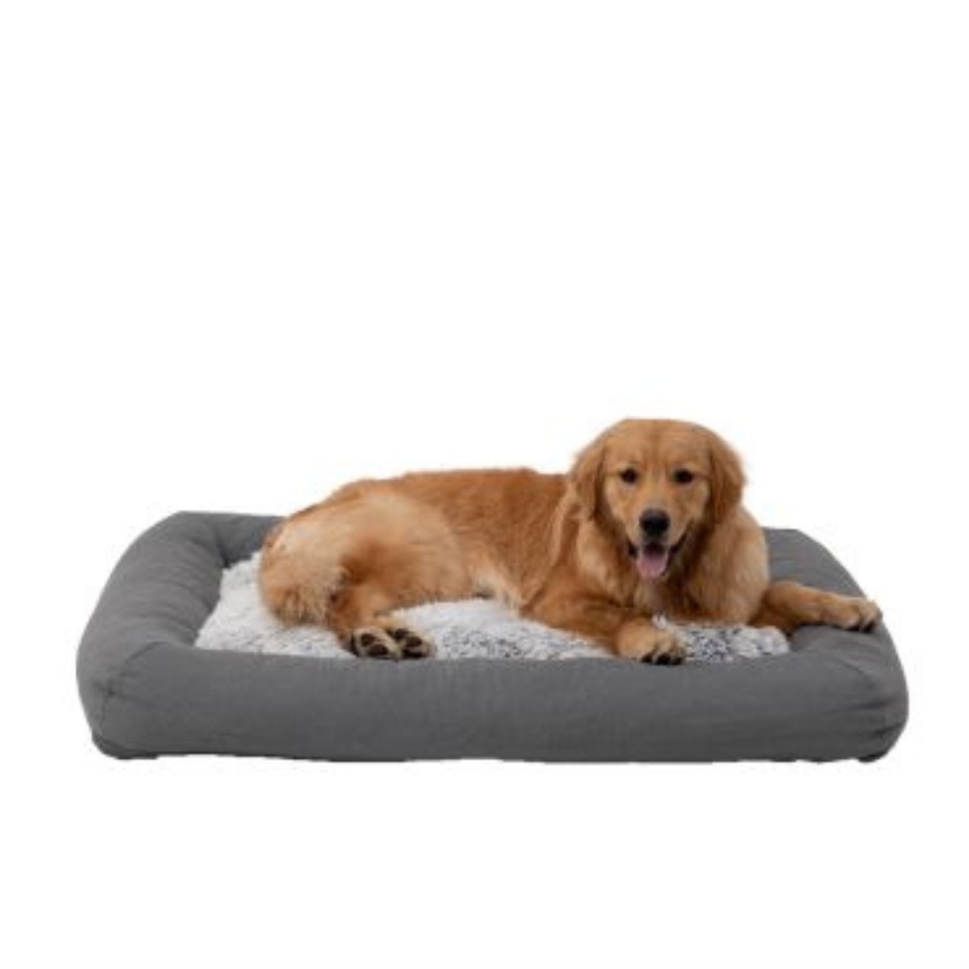 Tall Tails Dog & Cat Grey All In One Bed, 34.5" x 27"