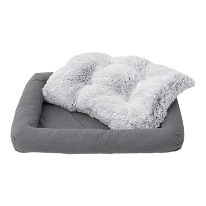 Tall Tails Dog & Cat Grey All In One Bed, 44" x 34"