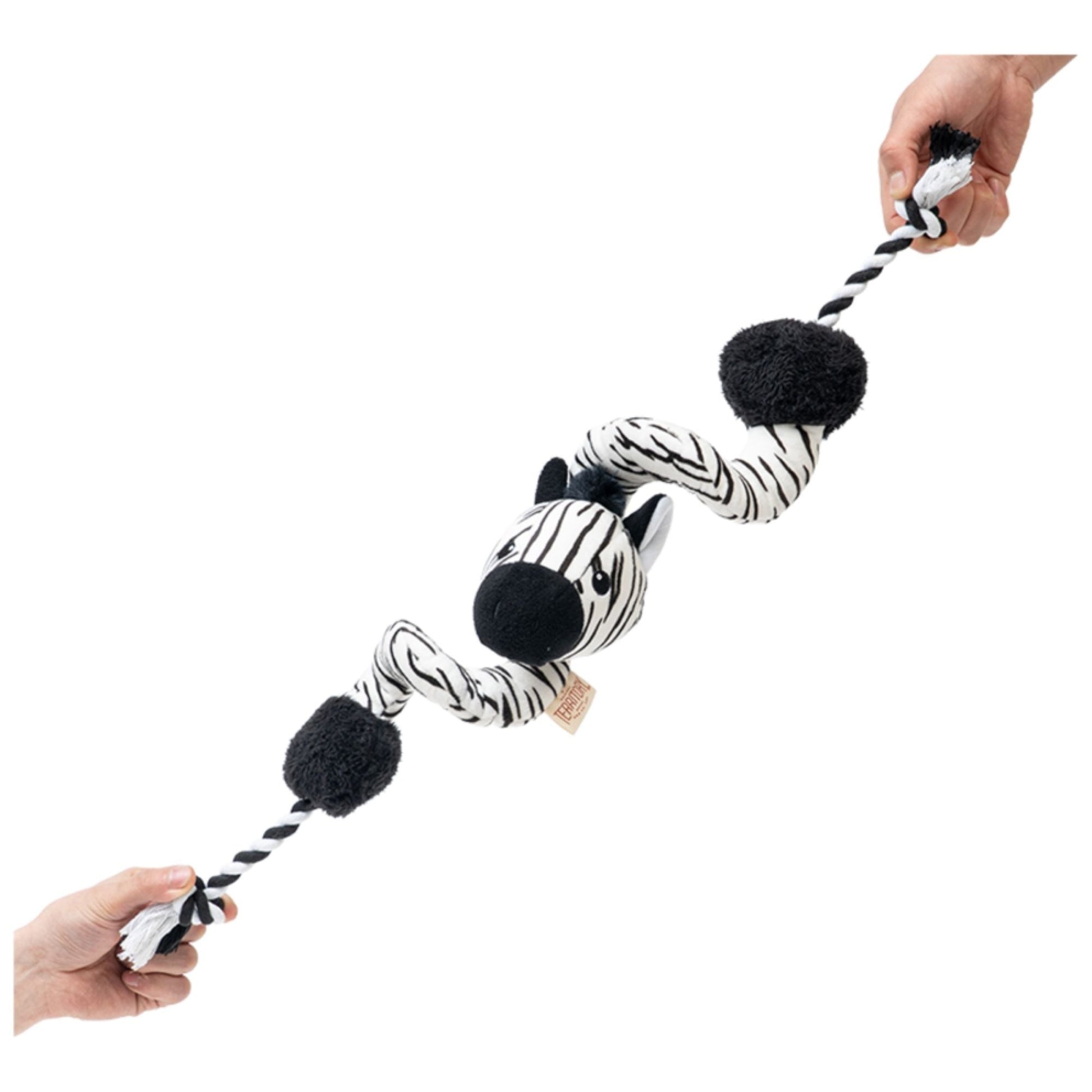 Territory Dog Loopy Tug Toy Zebra - 33 Inches