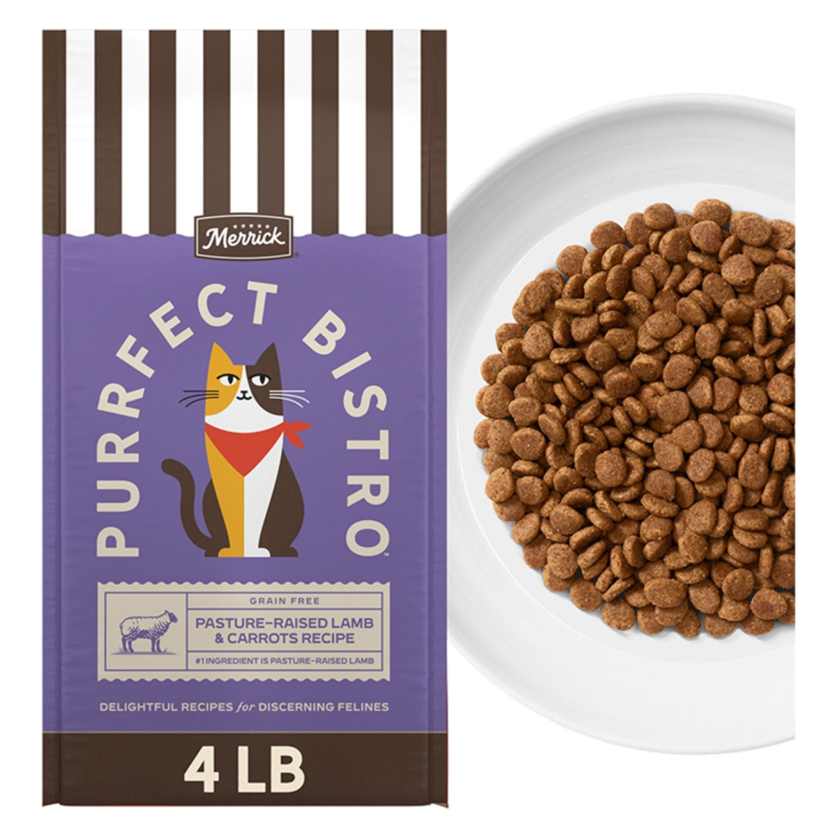Merrick Cat Purrfect Bistro Lamb and Carrot Formula 4Lbs