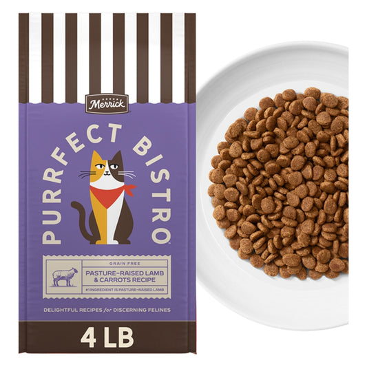 Merrick Cat Purrfect Bistro Lamb and Carrot Formula 4Lbs