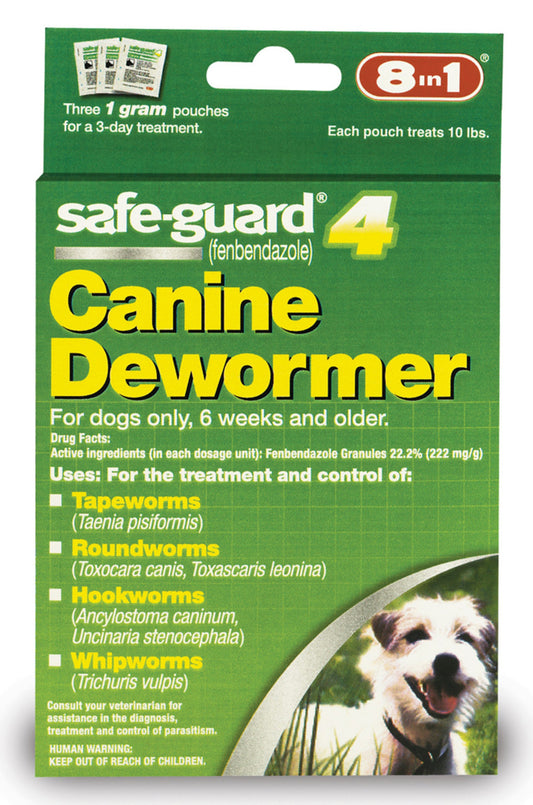 Safeguard 4 Canine Dewormer for Small Dogs