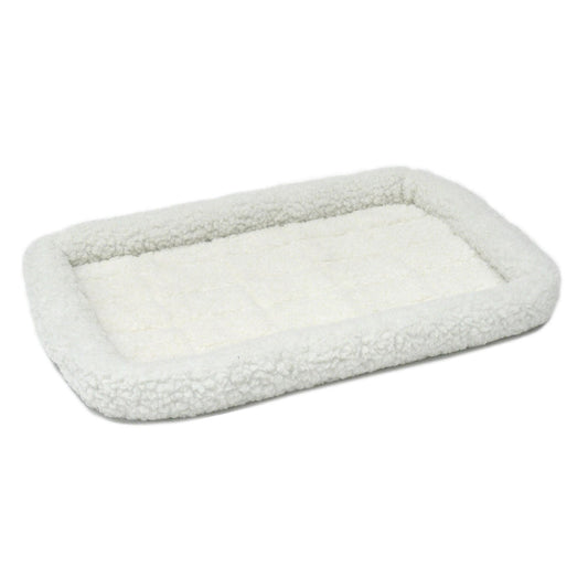 MidWest Homes for Pets QuietTime Bolster Dog Bed White 1ea/20in X 30in.