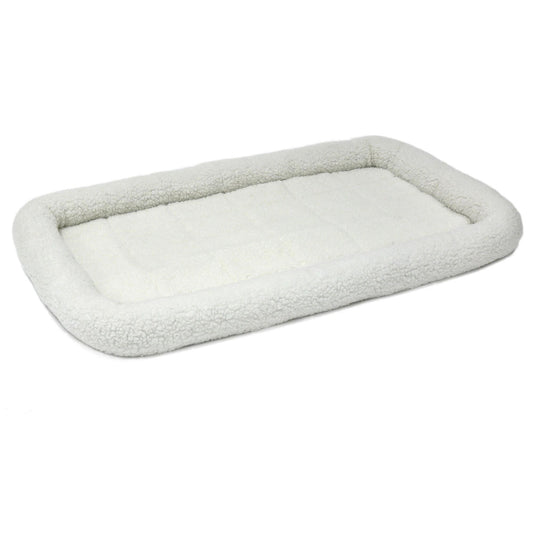 MidWest Homes for Pets QuietTime Bolster Dog Bed White 1ea/30in X 48in.