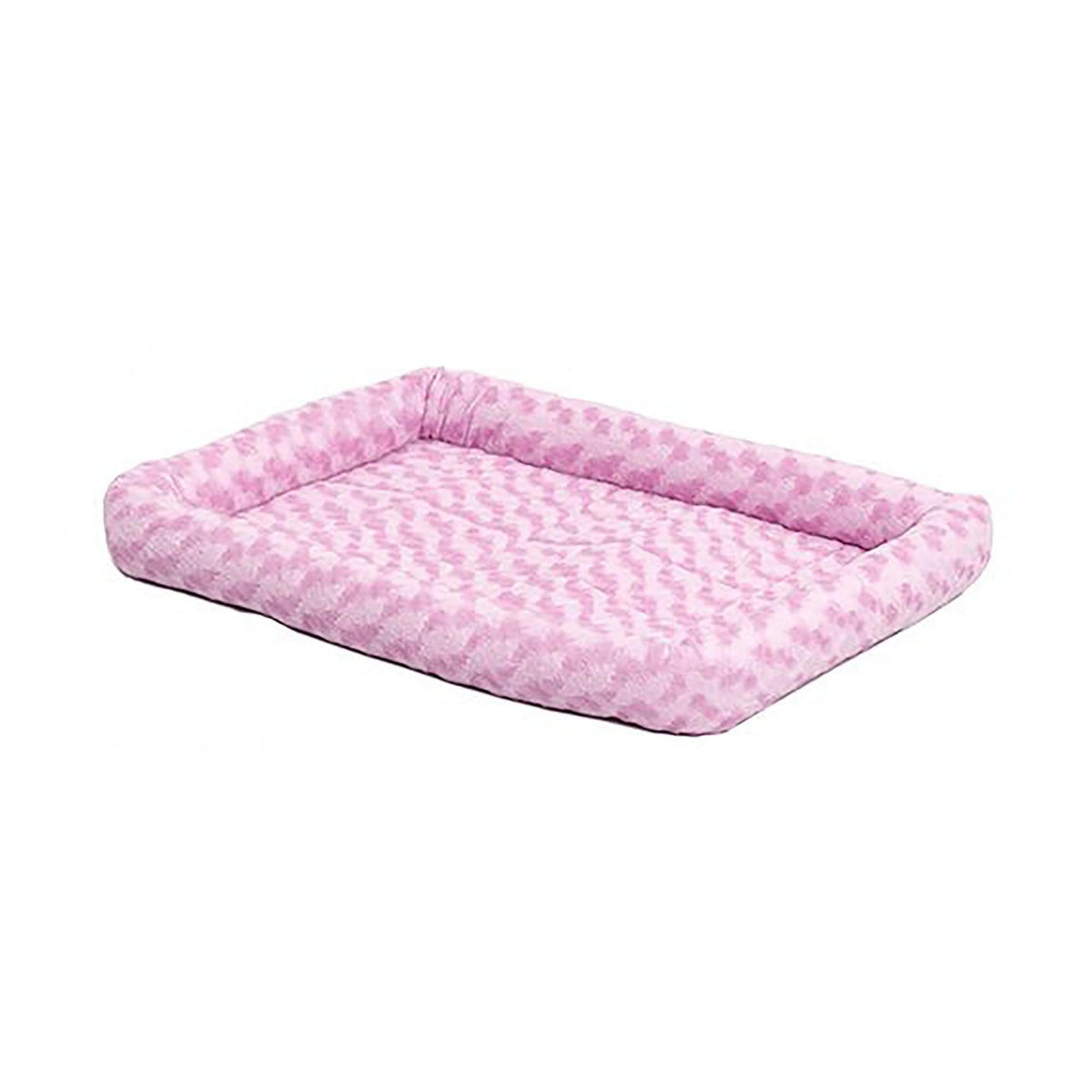 MidWest Homes for Pets QuietTime Bolster Dog Bed Pink 1ea/18in X 24in.