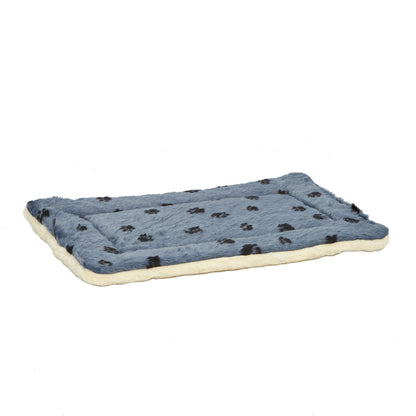 MidWest Homes for Pets Reversible Paw Print Dog Bed Blue 1ea/20in X 30in.