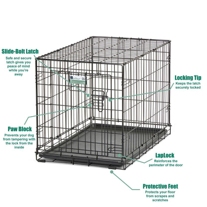 MidWest Homes for Pets Contour Single Door Dog Crate 1ea/30in.