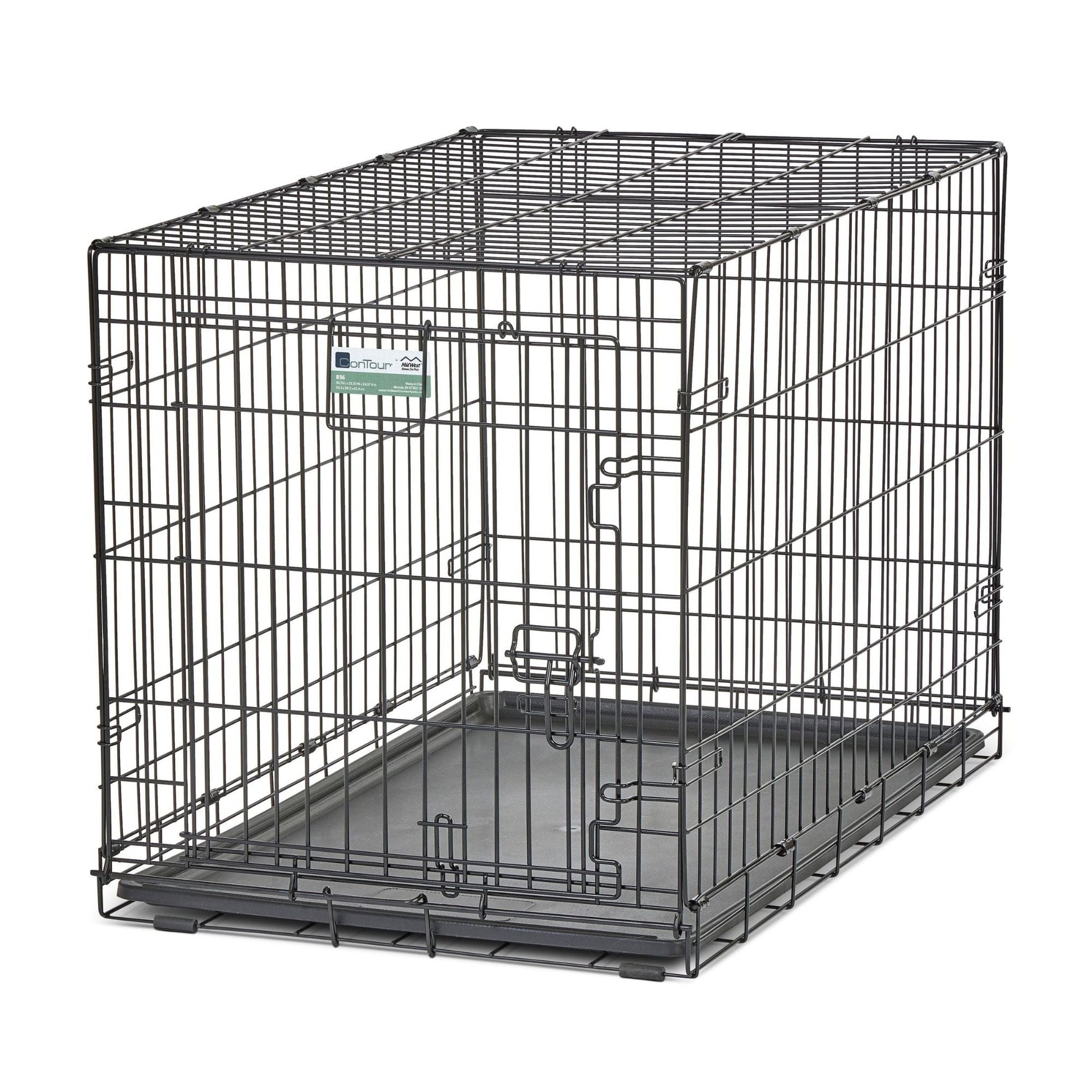 MidWest Homes for Pets Contour Single Door Dog Crate 1ea/36in.