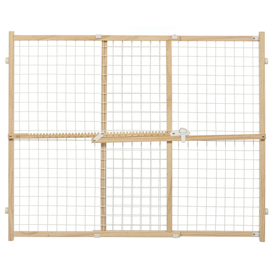 MidWest Homes for Pets Wood Pet Gate w/ Wire Mesh 1ea/32in.