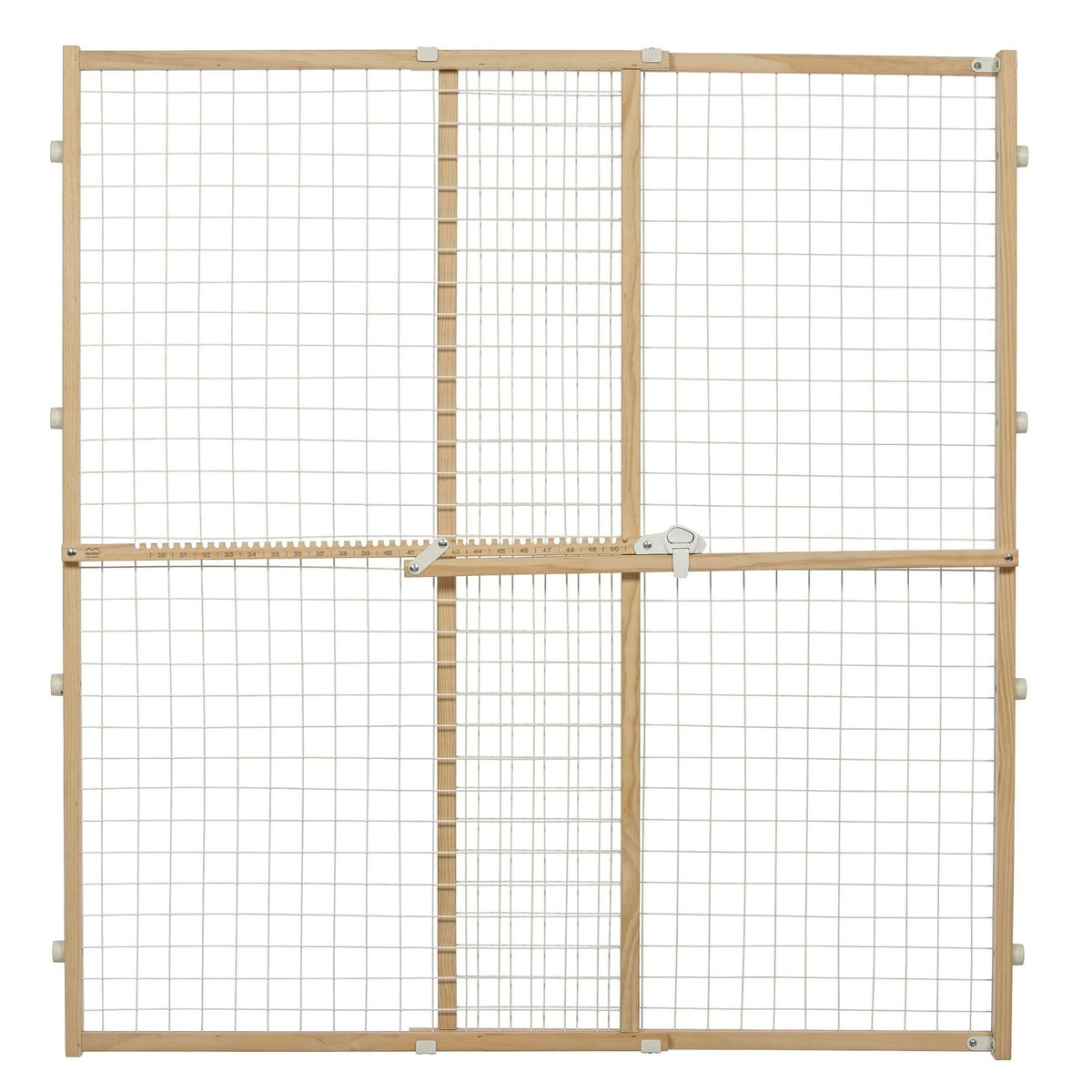 MidWest Homes for Pets Expandable Wood Gate 1ea/29-50in X 44in.