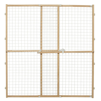 MidWest Homes for Pets Expandable Wood Gate 1ea/29-50in X 44in.