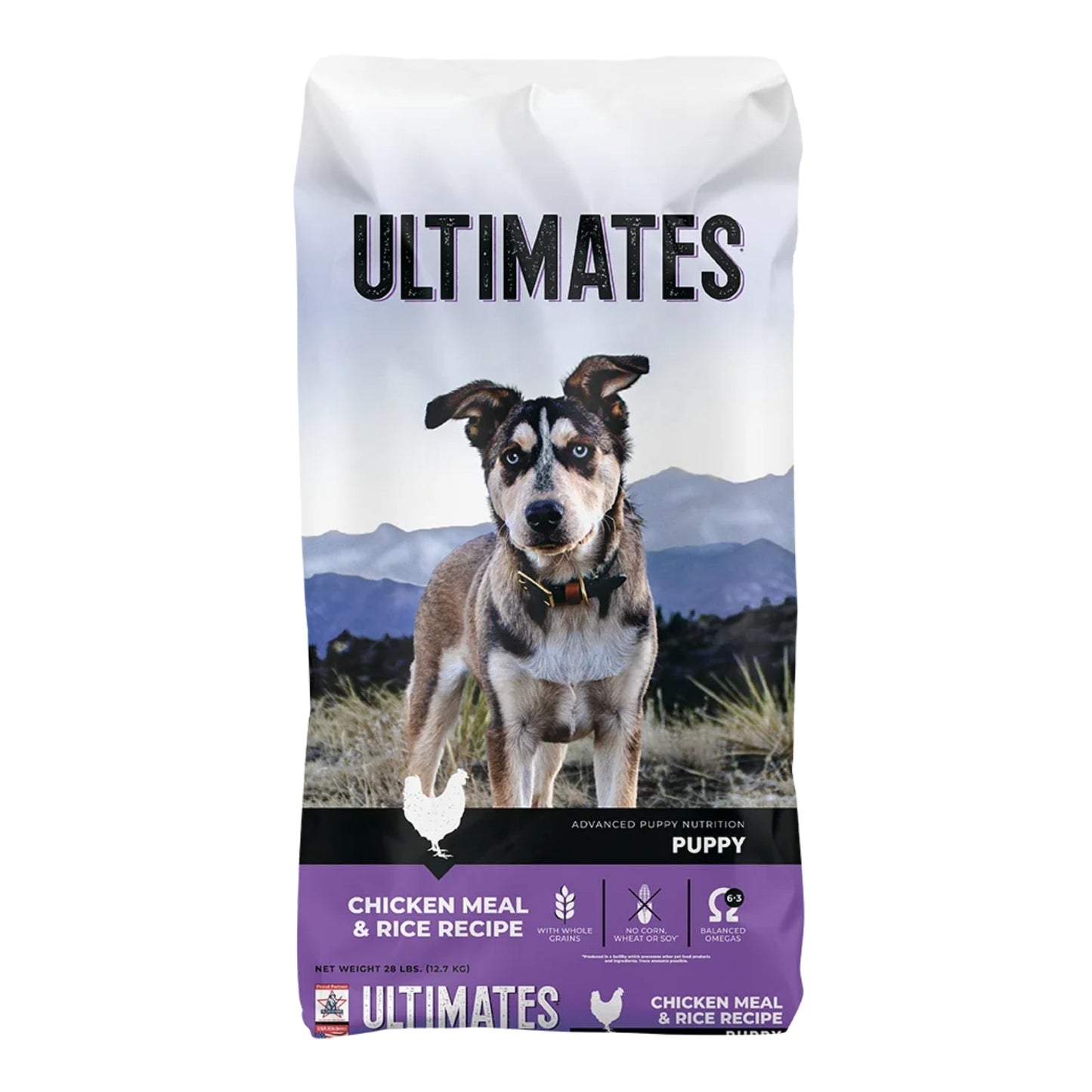 Ultimates Puppy Dry Dog Food Chicken Meal & Rice 1ea/5 lb