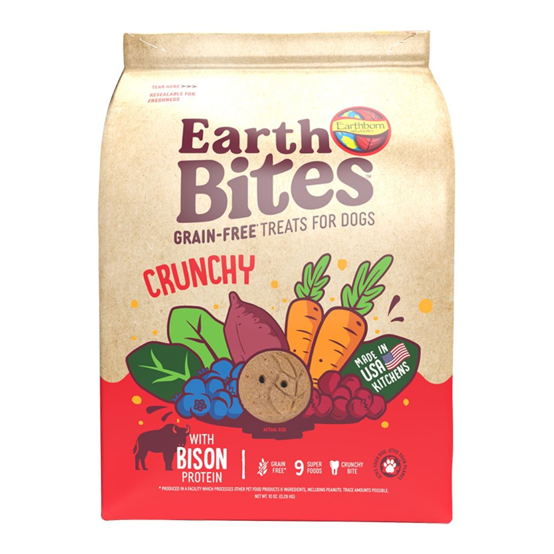 Earthborn Dog Grain Free earthbites Bison 10oz. Default Title