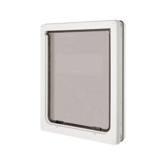 Ani Mate Dog Mate Dog Door White/Clear 1ea/LG