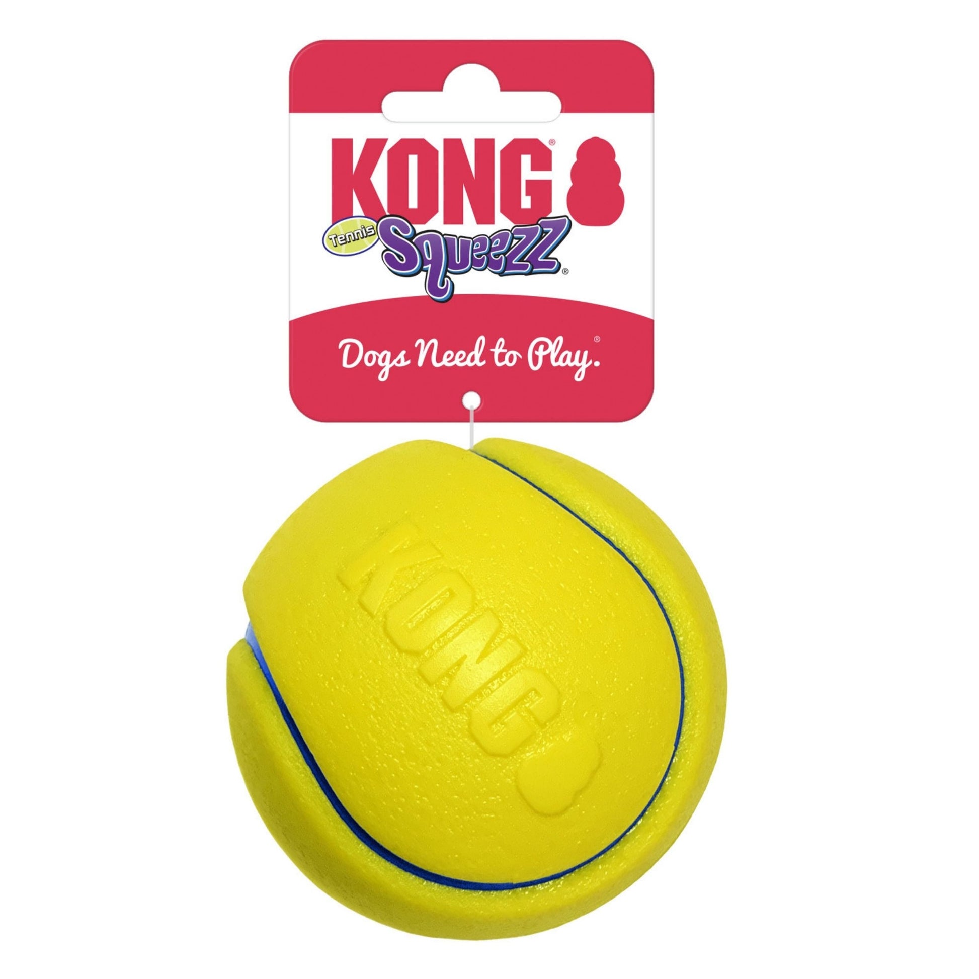 Kong Squeezz Tennis Ball Dog Toy 1ea/Md Default Title