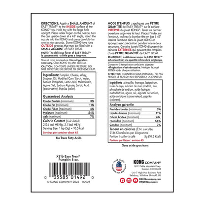 KONG Easy Dog Treat Pumpkin Pumpkin 1ea/8oz.