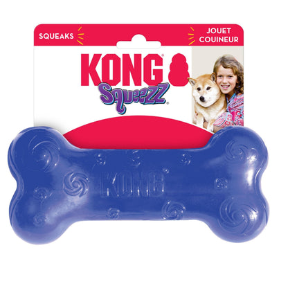 Kong Squeezz Bone Dog Toy Assorted 1ea/Lg Default Title