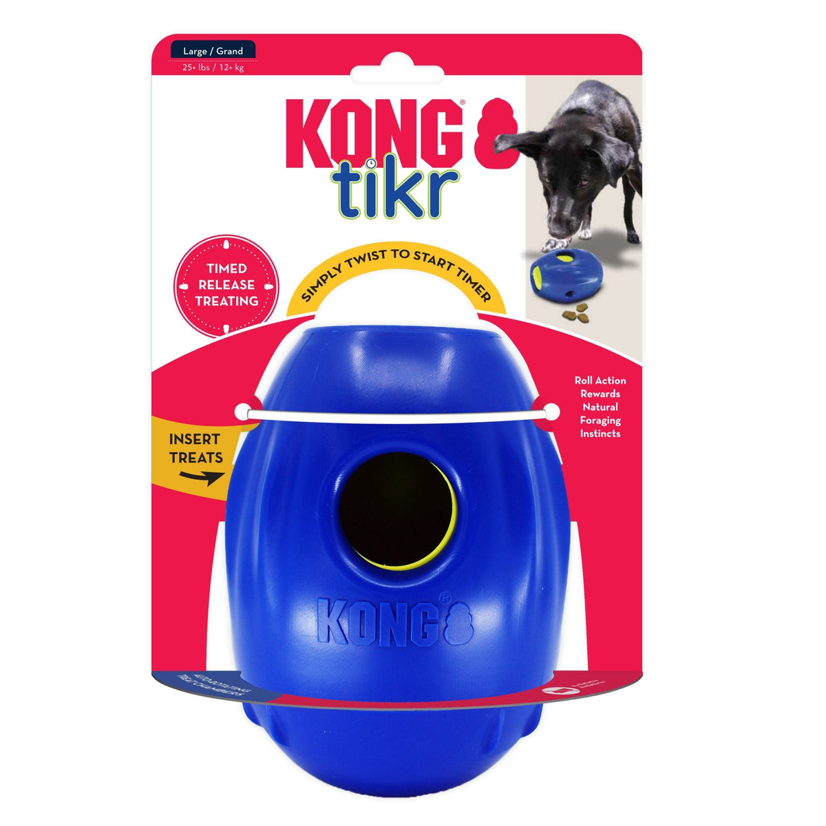 Kong Tikr Dog Toy 1ea/Lg Default Title