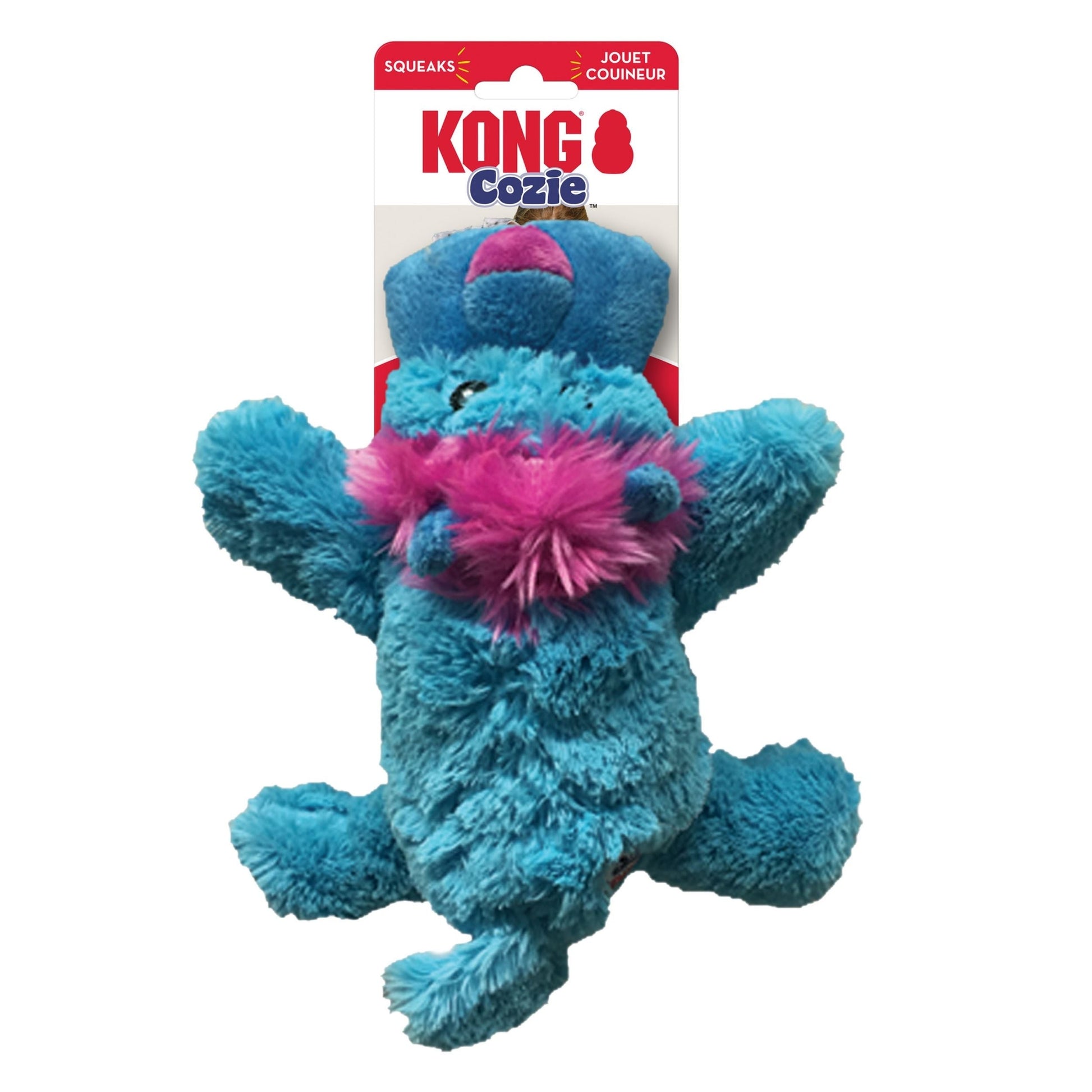 Kong Coz.Ie King Lion Plush Dog Toy Blue 1ea/Md Default Title