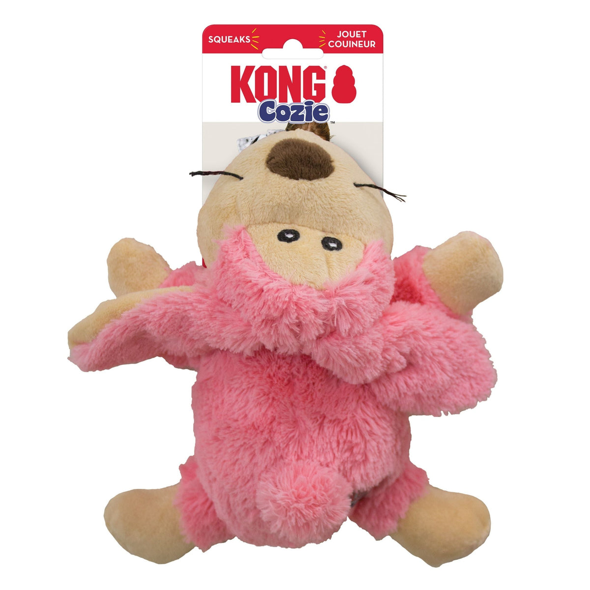 Kong Coz.Ie Floppy Rabbit Plush Dog Toy Pink 1ea/Md Default Title