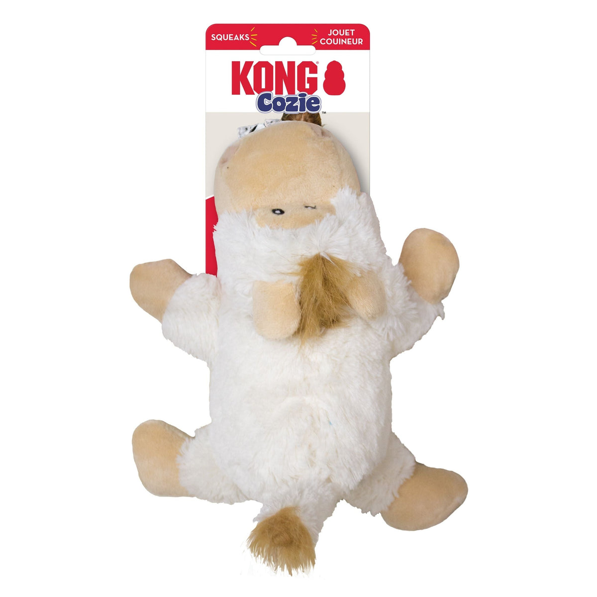 Kong Coz.Ie Tupper Sheep Plush Dog Toy White 1ea/Md Default Title
