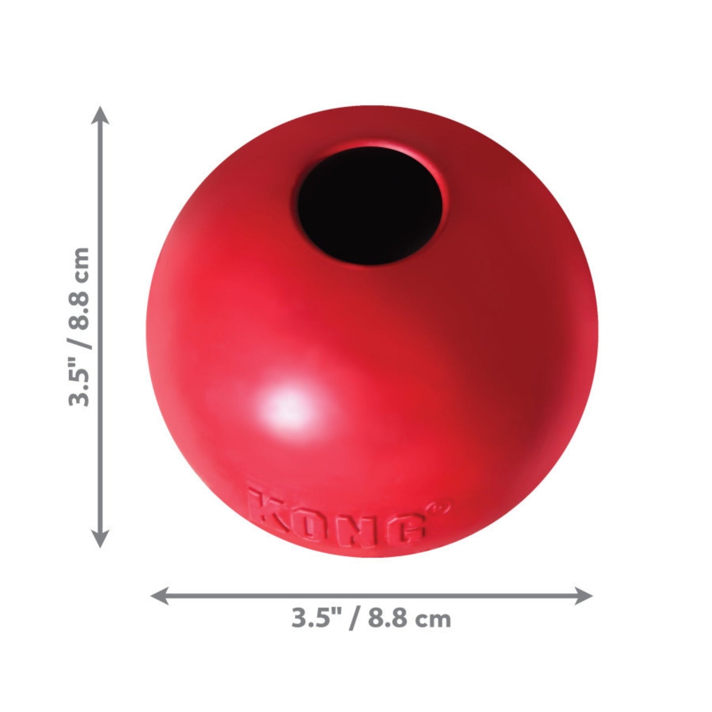 KONG Ball w/Hole 1ea/MD/LG