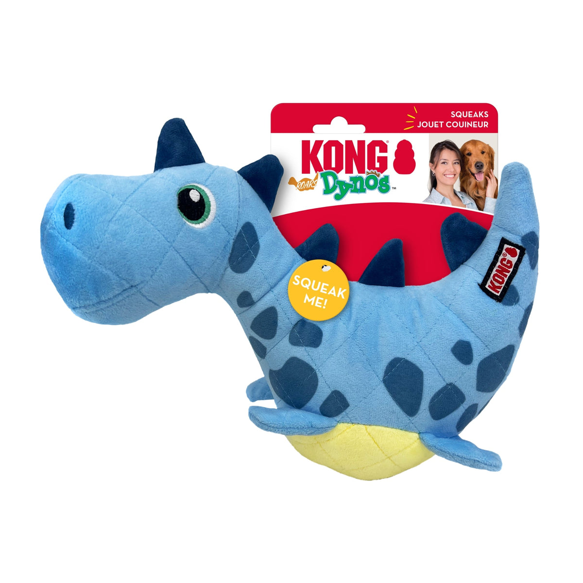 KONG Dynos Roars Dog Toy Blue, 1ea/MD/LG Default Title