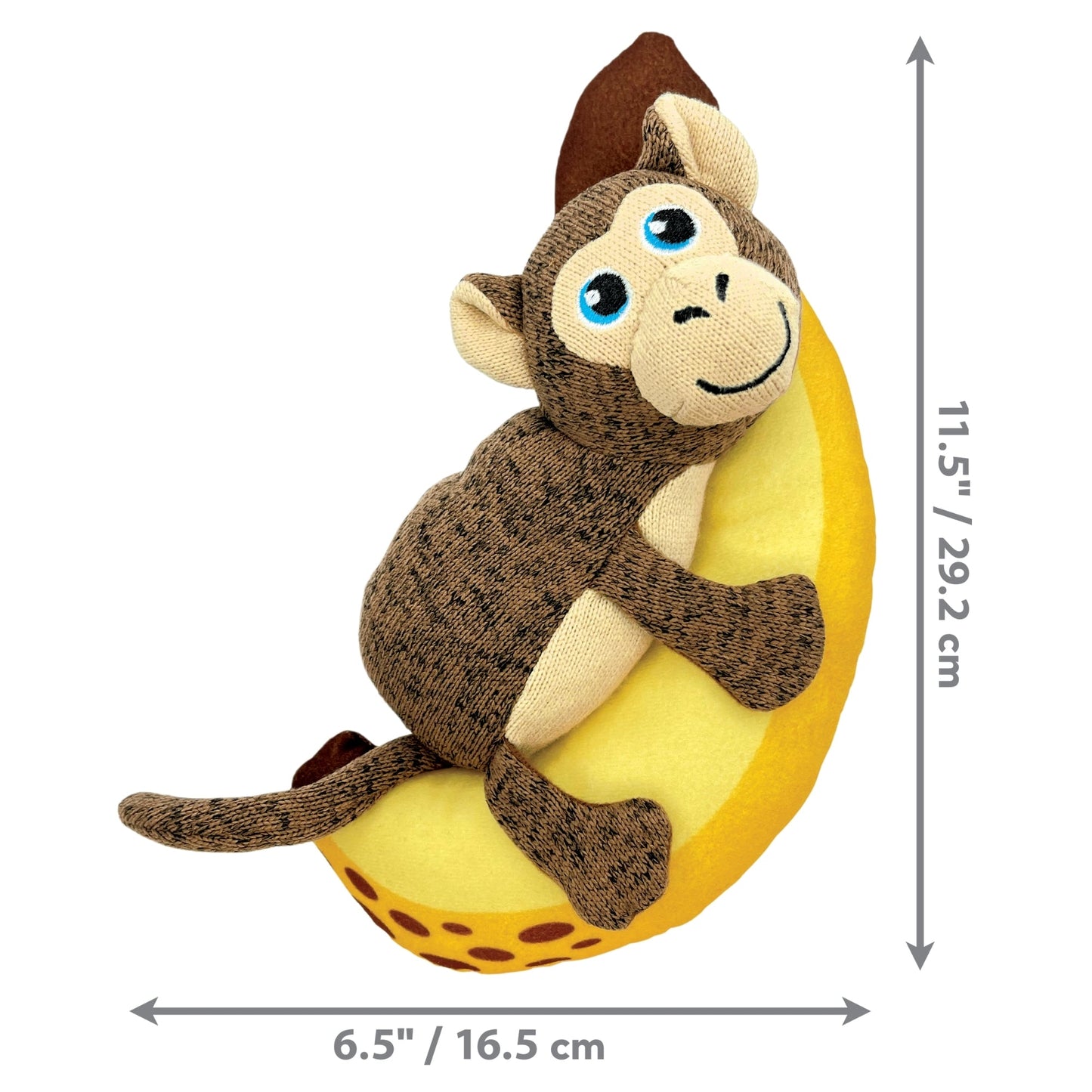 KONG Pull-A-Partz Pals Dog Toy Monkey, 1ea/MD